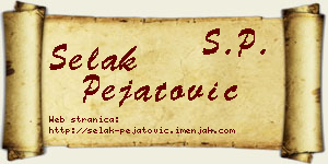 Selak Pejatović vizit kartica